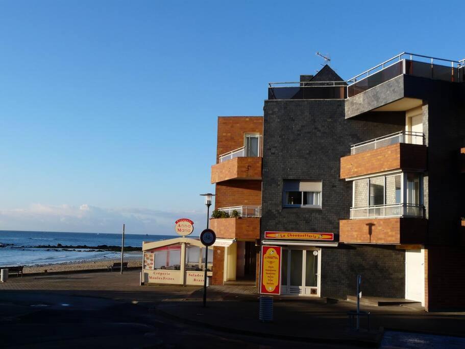 Face A La Mer Studio De 33M2 Avec Terrasse Et Wifi Larmor-Plage Extérieur photo