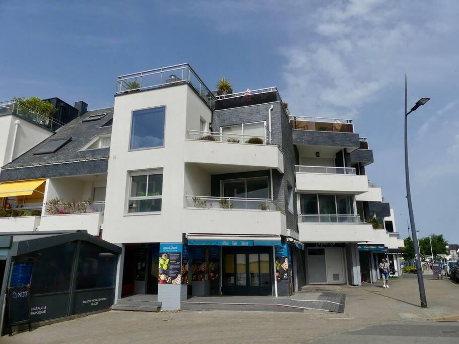 Face A La Mer Studio De 33M2 Avec Terrasse Et Wifi Larmor-Plage Extérieur photo
